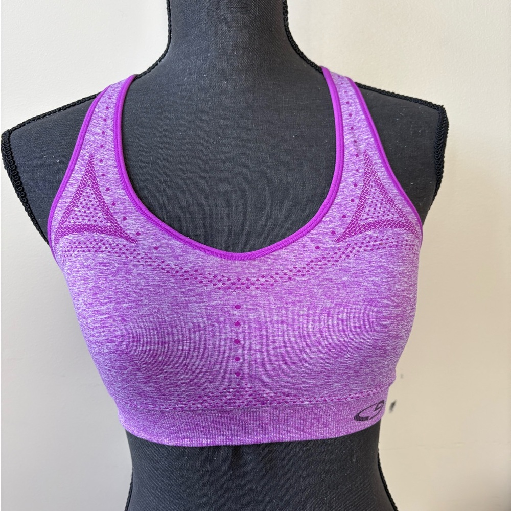 Champion Purple Seamless Sports Bra